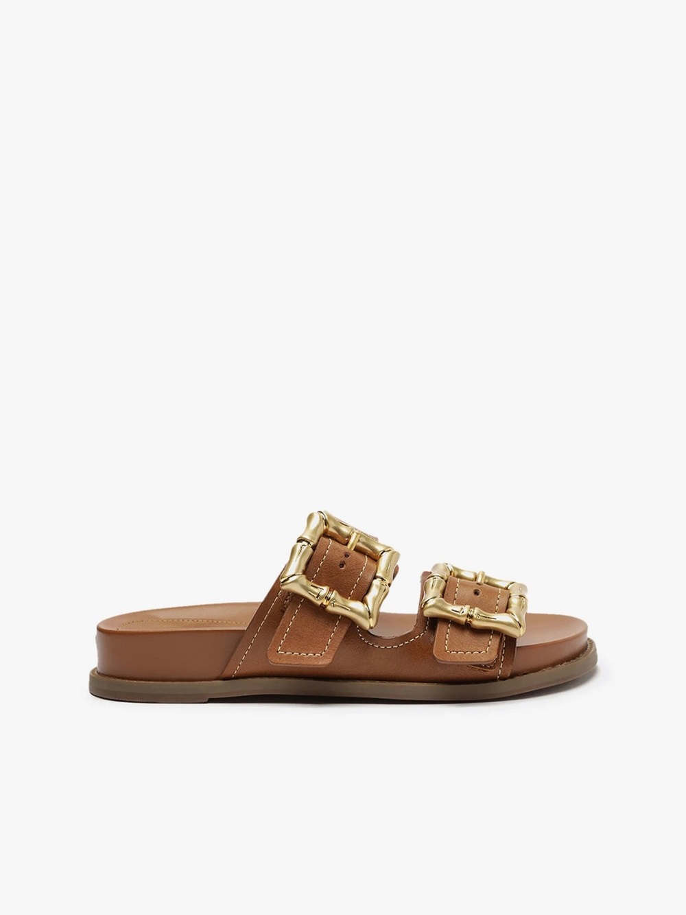 SCHUTZ SANDALS with Gold Buckles